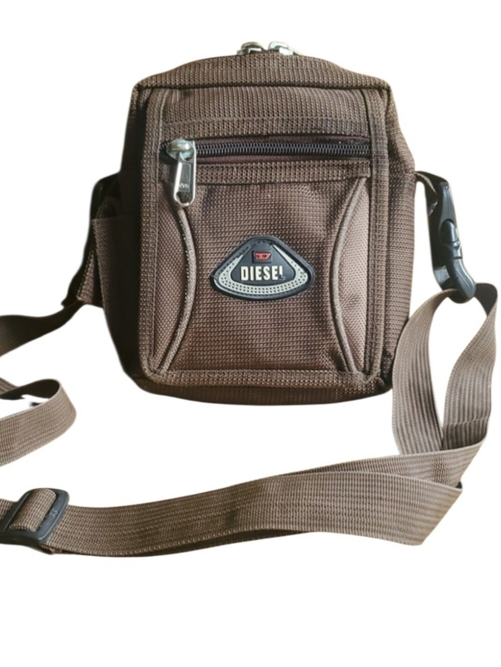 Vintage Diesel Brown Shoulder Crossbody Mini Messenger Belt Bag